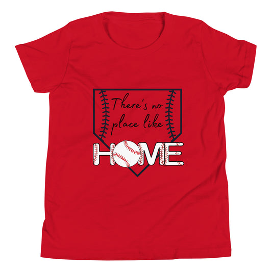 Baseball Youth Short Sleeve T-Shirt (There's No Place Like Home)