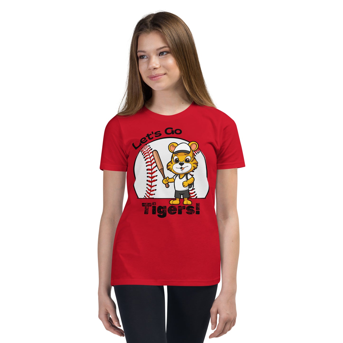 Tigers Baseball Youth Short Sleeve T-Shirt