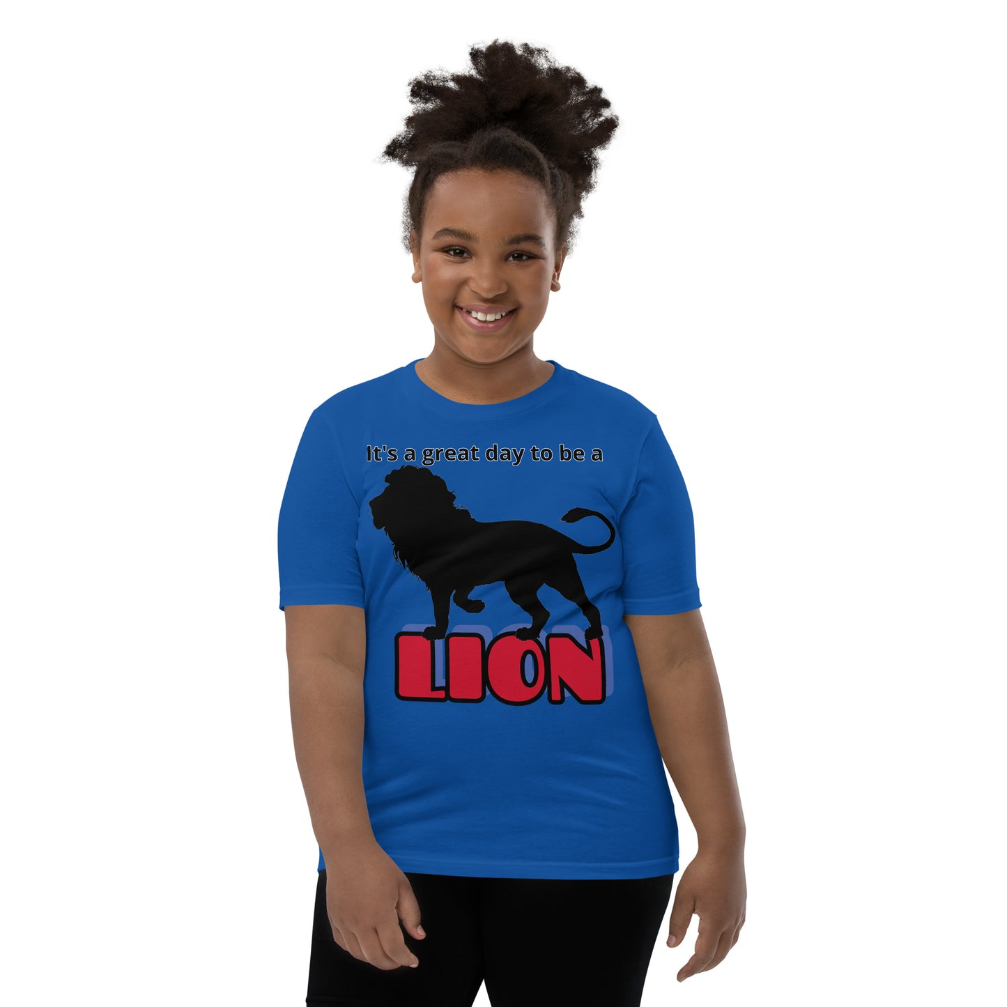 Lions Youth Short Sleeve T-Shirt (Great Day) Bella Canvas