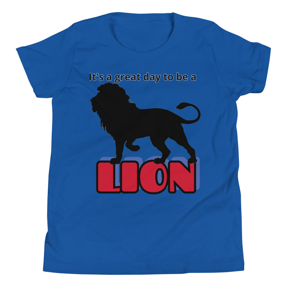 Lions Youth Short Sleeve T-Shirt (Great Day) Bella Canvas