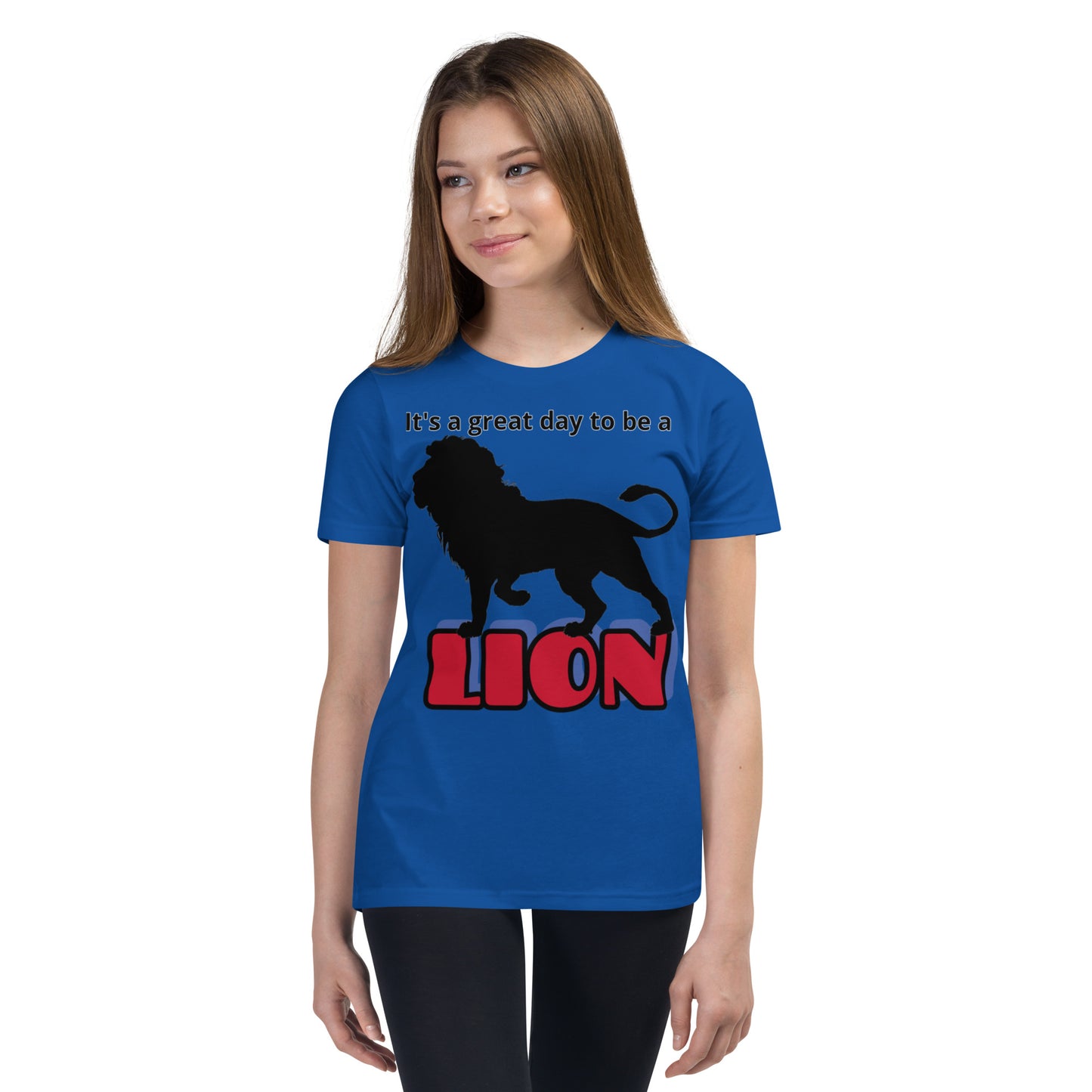 Lions Youth Short Sleeve T-Shirt (Great Day) Bella Canvas