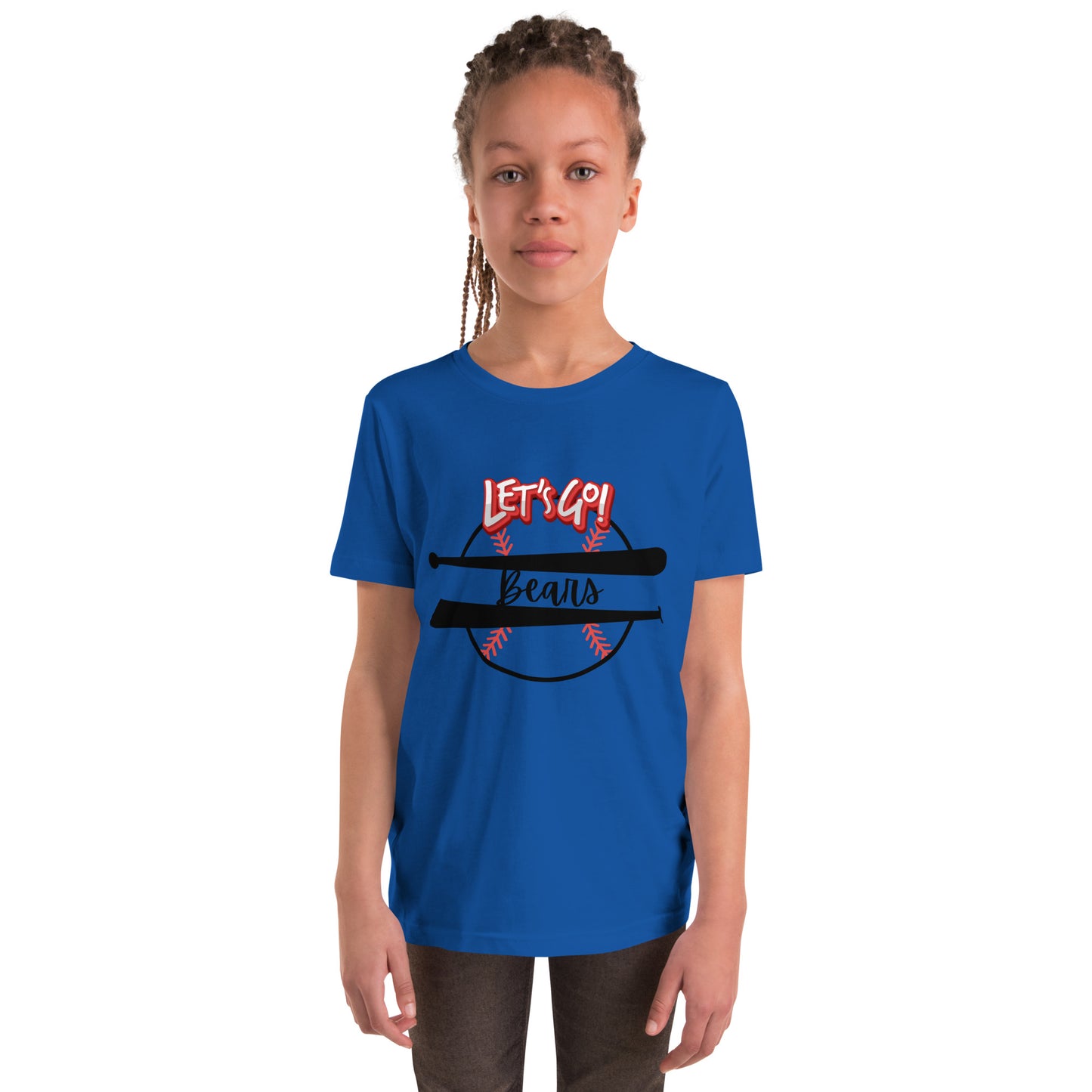 Bears Baseball Youth Short Sleeve T-Shirt