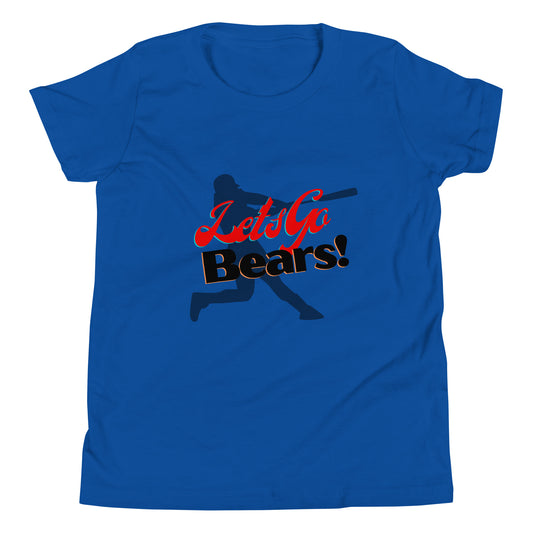 Bears Youth Short Sleeve T-Shirt (Lets Go Baseball)