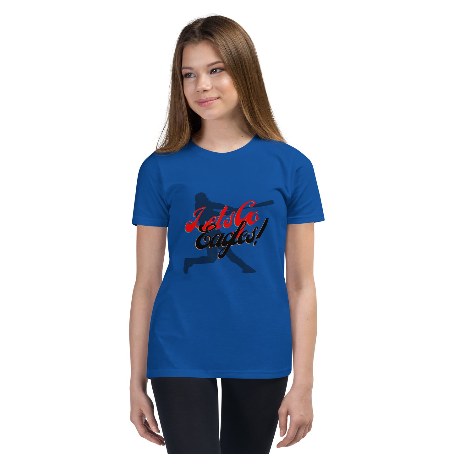 Eagles Youth Short Sleeve T-Shirt (Lets Go Baseball)