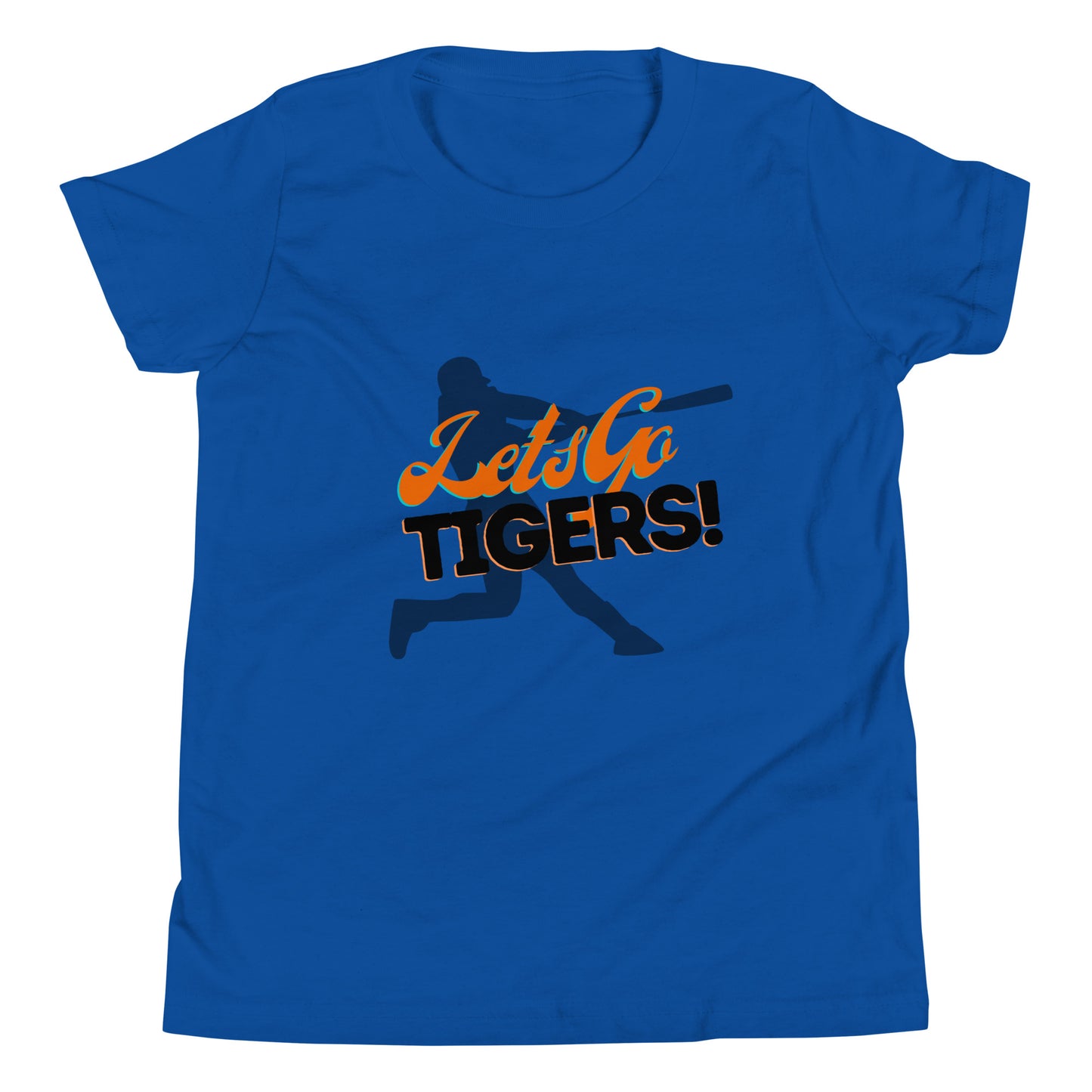 Tigers Youth Short Sleeve T-Shirt (Lets Go Baseball)