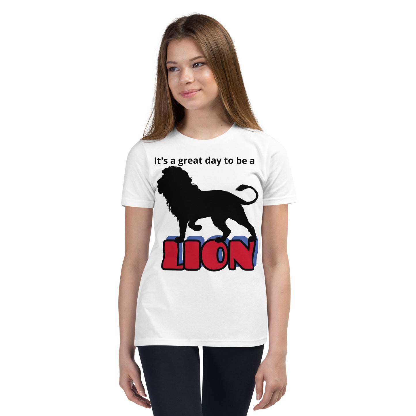 Lions Youth Short Sleeve T-Shirt (Great Day) Bella Canvas