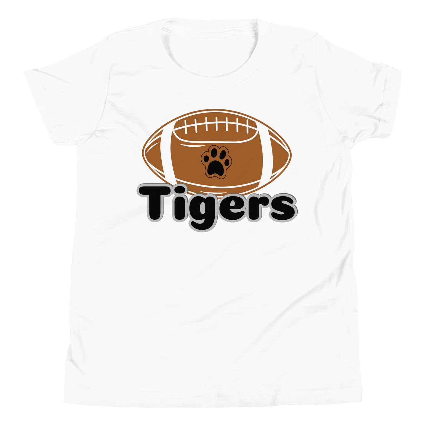 Tigers Football Youth Short Sleeve T-Shirt