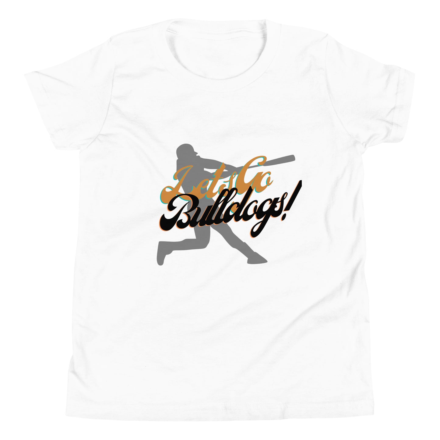 Bulldogs Youth Short Sleeve T-Shirt (Lets Go Baseball)