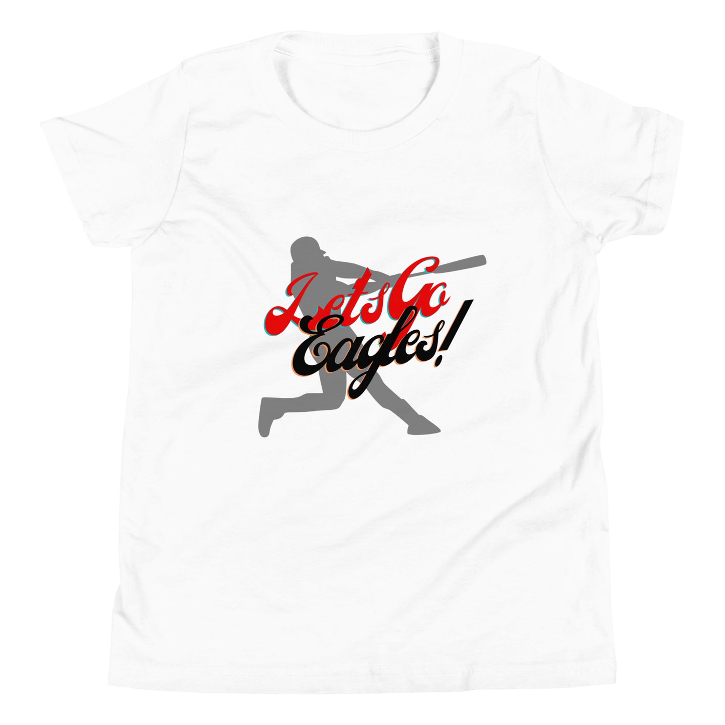 Eagles Youth Short Sleeve T-Shirt (Lets Go Baseball)